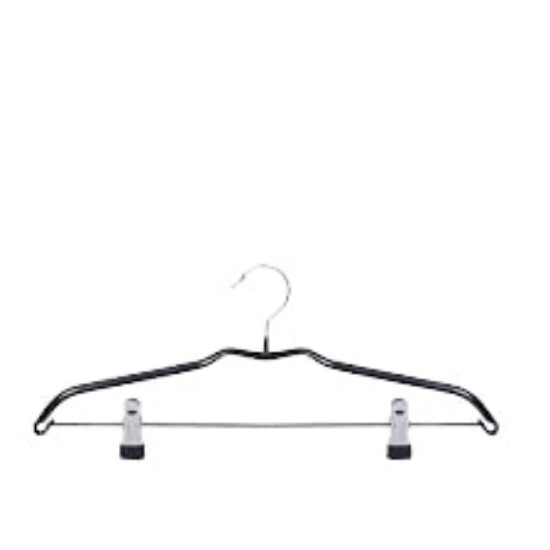 Изображение Пластиковая вешалка с зажимами для брюк