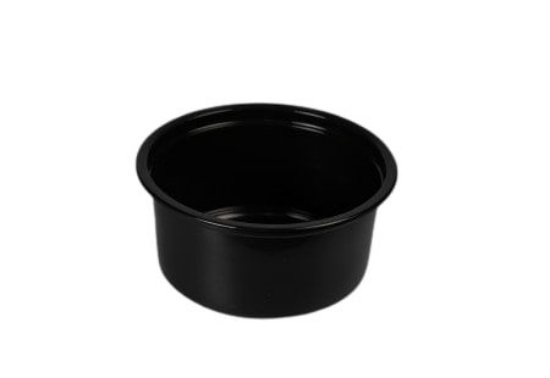 Picture of Disposable Soup Containers PP 350 ml, Black, 50 pcs