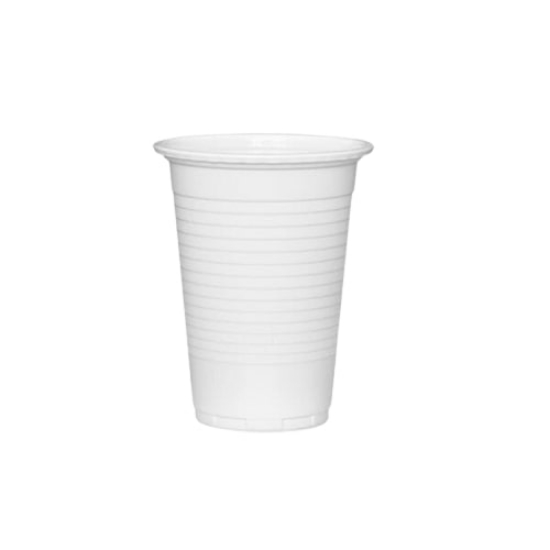 Изображение Одноразовые стаканы PP 200 мл, белые, 100 шт