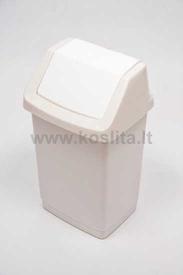 Изображение Контейнер для мусора CLICK 9 л, мраморный