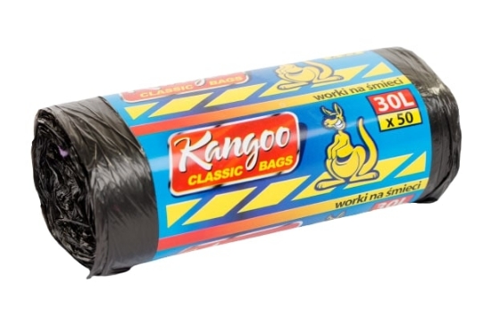 Изображение Мешки для мусора HDPE KANGOO 30 л, 50 шт.