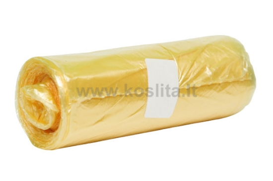 Picture of Yellow HDPE  Garbage Bags 30 L, 50 pcs