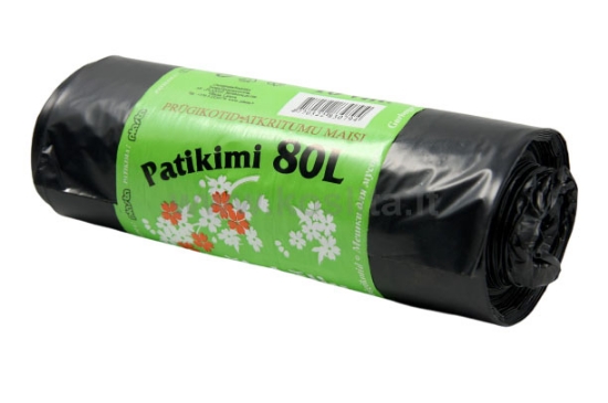 Изображение Мешки для мусора PLASTA 80 л, 10 шт.