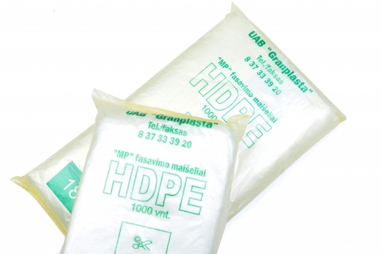 Изображение Пакеты HDPE 14x4x38, 1000 шт.