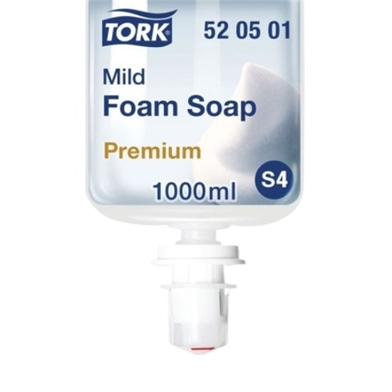 Изображение Пенное мыло TORK Premium Mild S4 520501, 1 л