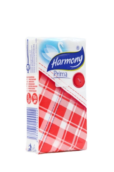 Изображение Одноразовые бумажные салфетки HARMONY PRIMA