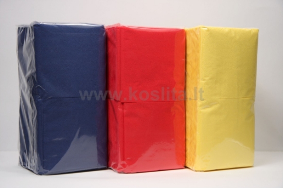 Popierinės stalo servetėlės LENEK 24x24 cm 1 sl., žalios, 400 vnt paveikslėlis