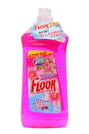 Изображение Средство для мытья полов FLOOR GARDEN FLOWERS, краснаяs, 1,5 l