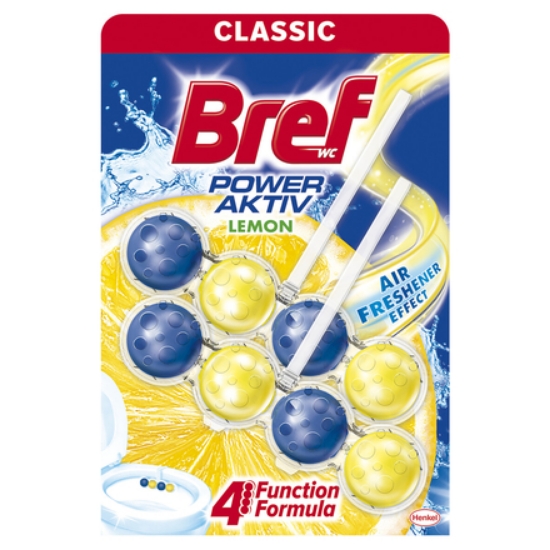 Изображение Блок для унитаза BREF Power Active Lemon, 2×50 г