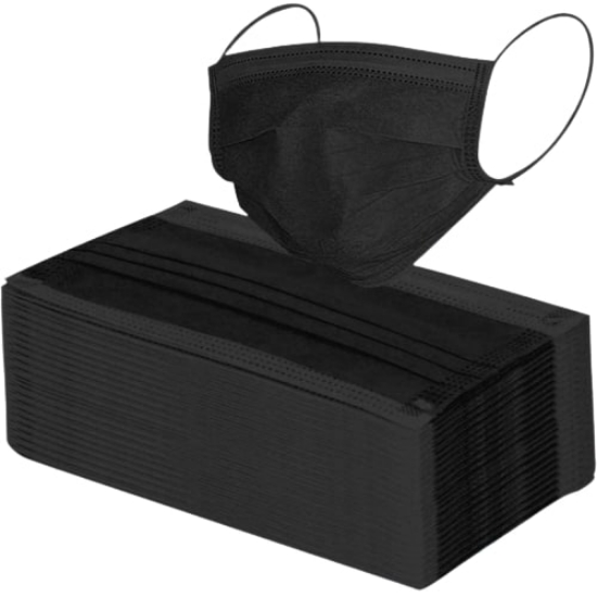 Изображение Черная одноразовая маска