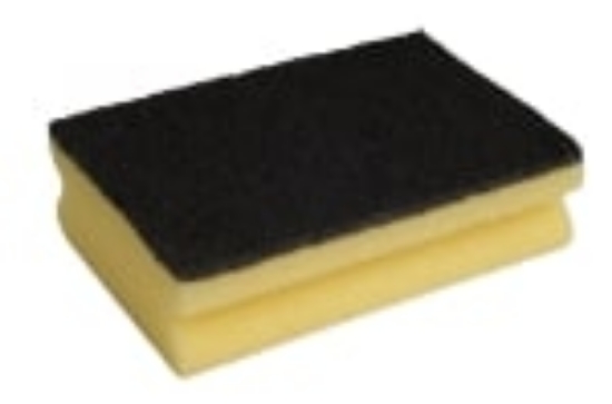 Изображение Губка с черным абразивом 15×7×4,5 см