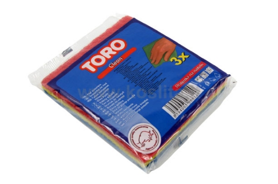 Изображение Жесткие абразивные губки TORO, 3 шт