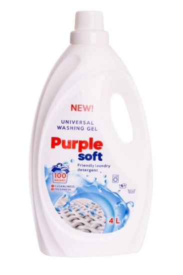 Изображение Средство для стирки PURPLE SOFT, 4 l