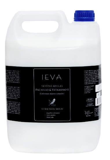 Изображение Жидкое мыло IEVA пачули и витамин E, 5 л