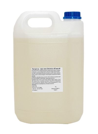 Изображение Шампунь - душа гель ŽIEDADULKĖ SENSITIVE, 5 l