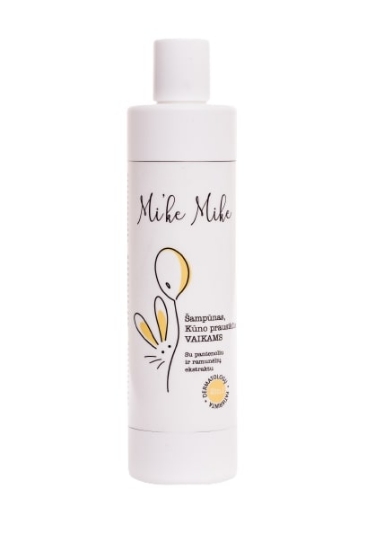 Изображение Шампунь и гель для душа для детей MIKE MIKE с экстрактом ромашки, 250 мл