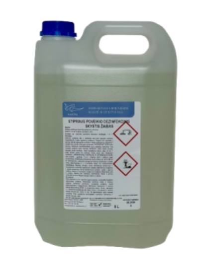 Изображение Сильнодействующее дезинфицирующее средство ŽAIBAS, 5 l