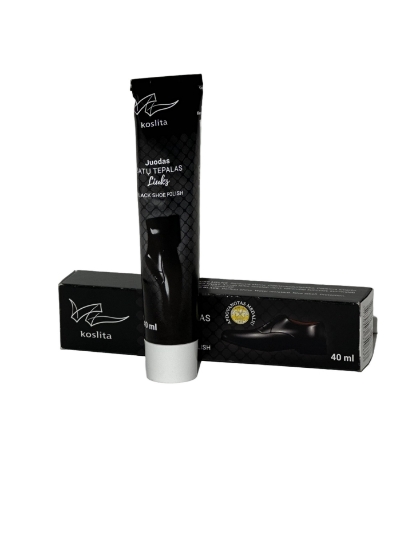 Изображение Крем для обуви LIUKS черный, в коробке, 40 мл