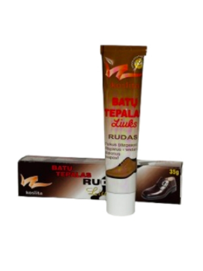 Изображение Крем для обуви LIUKS коричневый, в коробке, 35 г