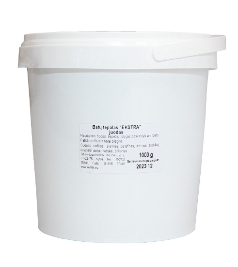 Изображение Крем для обуви EKSTRA черный, 1 кг