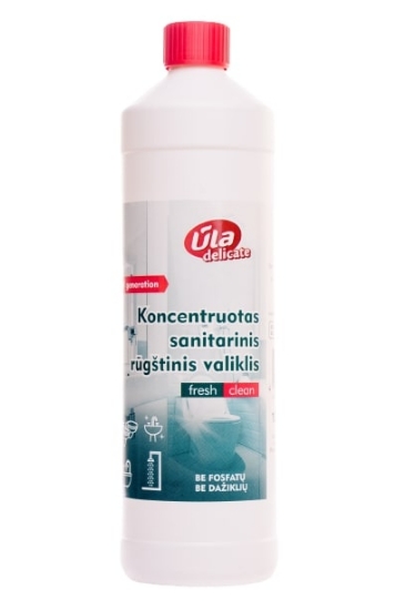 Koncentruotas sanitarinis rūgštinis valiklis ŪLA DELICATE, 1 l paveikslėlis