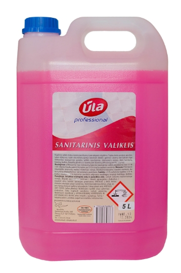Изображение САНИТАРНОЕ ЧИСТЯЩЕЕ СРЕДСТВО ŪLA PROFESSIONAL 5 Л