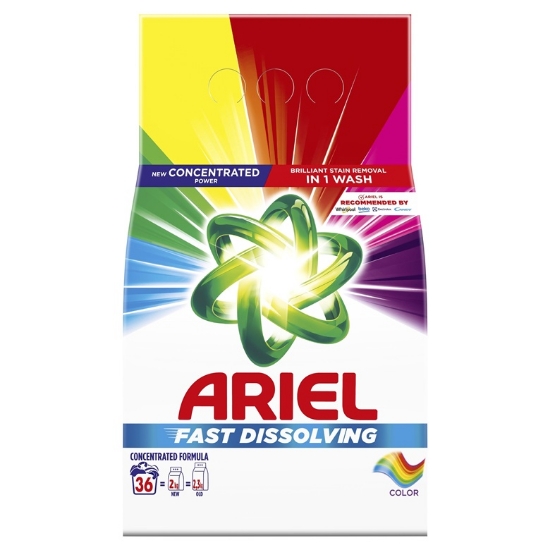 Изображение СТИРАЛЬНЫЙ ПОРОШОК ARIEL COLOR 1,98 КГ/36 СТИРОК