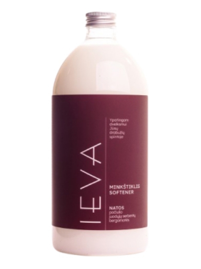 Изображение ПАРФЮМИРОВАННЫЙ КОНДИЦИОНЕР ДЛЯ БЕЛЬЯ IEVA С НОТАМИ ПАТЧУЛЫ, ЧЕРНОЙ СМОРОДИНЫ И БЕРГАМОТА 1 Л