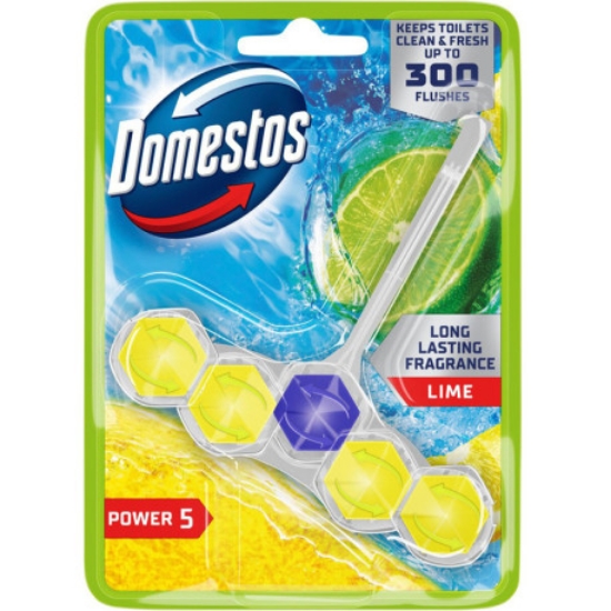 Изображение WC blokeliai DOMESTOS POWER 5 LIME, 50 g
