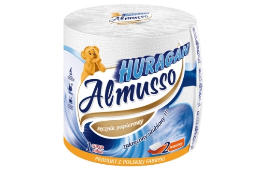 Изображение Popieriniai rankšluosciai ALMUSSO HURAGAN 2 sl. 60 m, 1 vnt