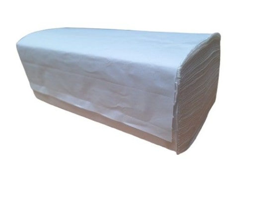 Picture of Popierinis rankšluostis lapeliais V fold celiulioze 2 sl. 150 lap (G)