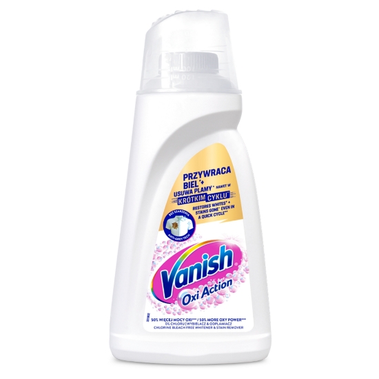 Изображение Demiu valiklis VANISH OXI ACTION WHITE GEL, 1 l