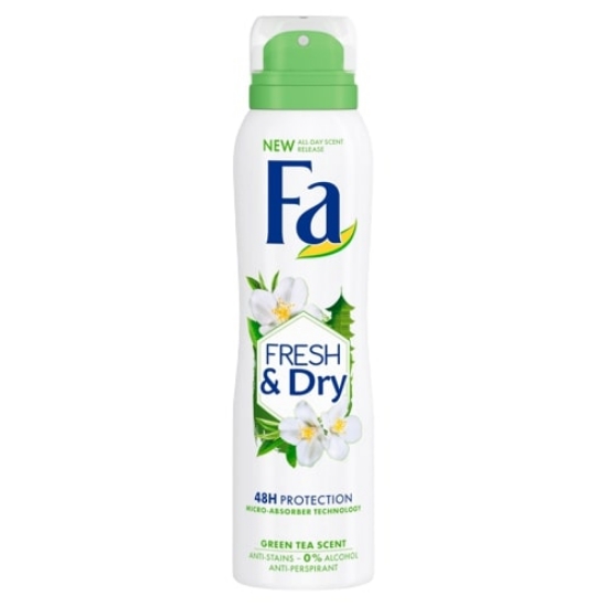 Изображение ДЕЗОДОРАНТ-СПРЕЙ FA FRESH & DRY GREEN TEA 150 МЛ