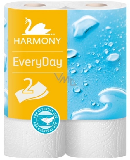 Изображение Бумажные полотенца HARMONY EVERYDAY 2 слоя (рул./11 m), 2 шт.