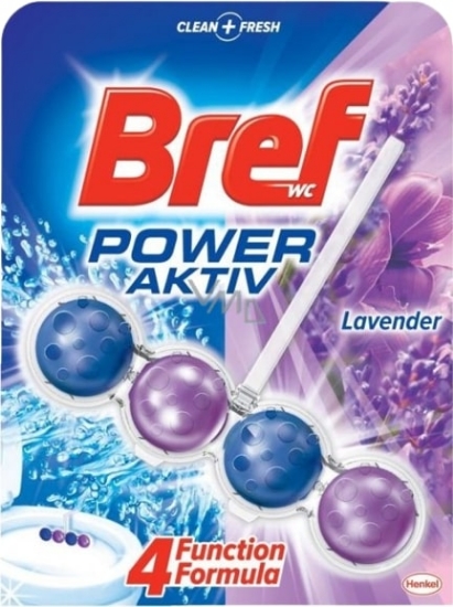 Изображение Блок для унитаза BREF Power Active Lavender, 50 г