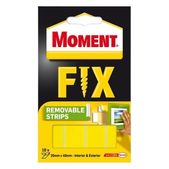 Изображение Двусторонняя клейкая лента MOMENT Superfix Removable, 10 шт