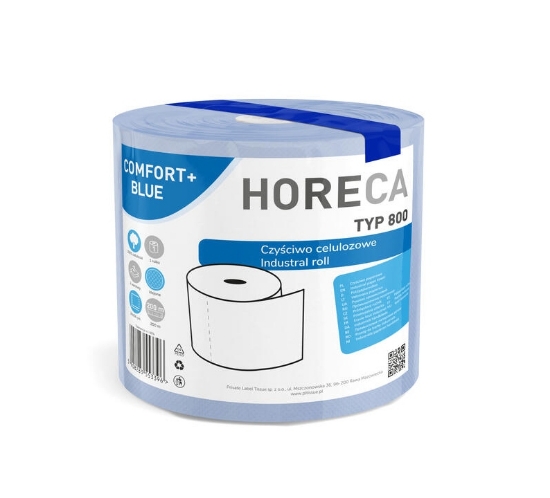 Изображение Popierinis rankšluostis pramonei HORECA COMFORT+ 2 sl. 200 m, melynas,  1 vnt